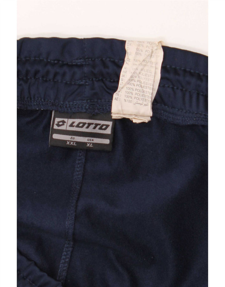 Pantaloni da tuta da uomo Lotto 2XL Poliestere blu navy