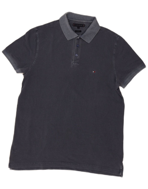 Polo da uomo vestibilità regolare Tommy Hilfiger Large Blu Navy
