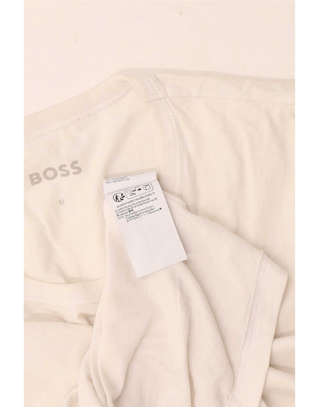 T-shirt da uomo Hugo Boss Top piccola in cotone bianco
