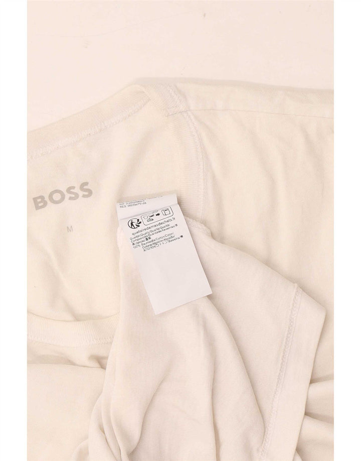 T-shirt da uomo Hugo Boss Top piccola in cotone bianco