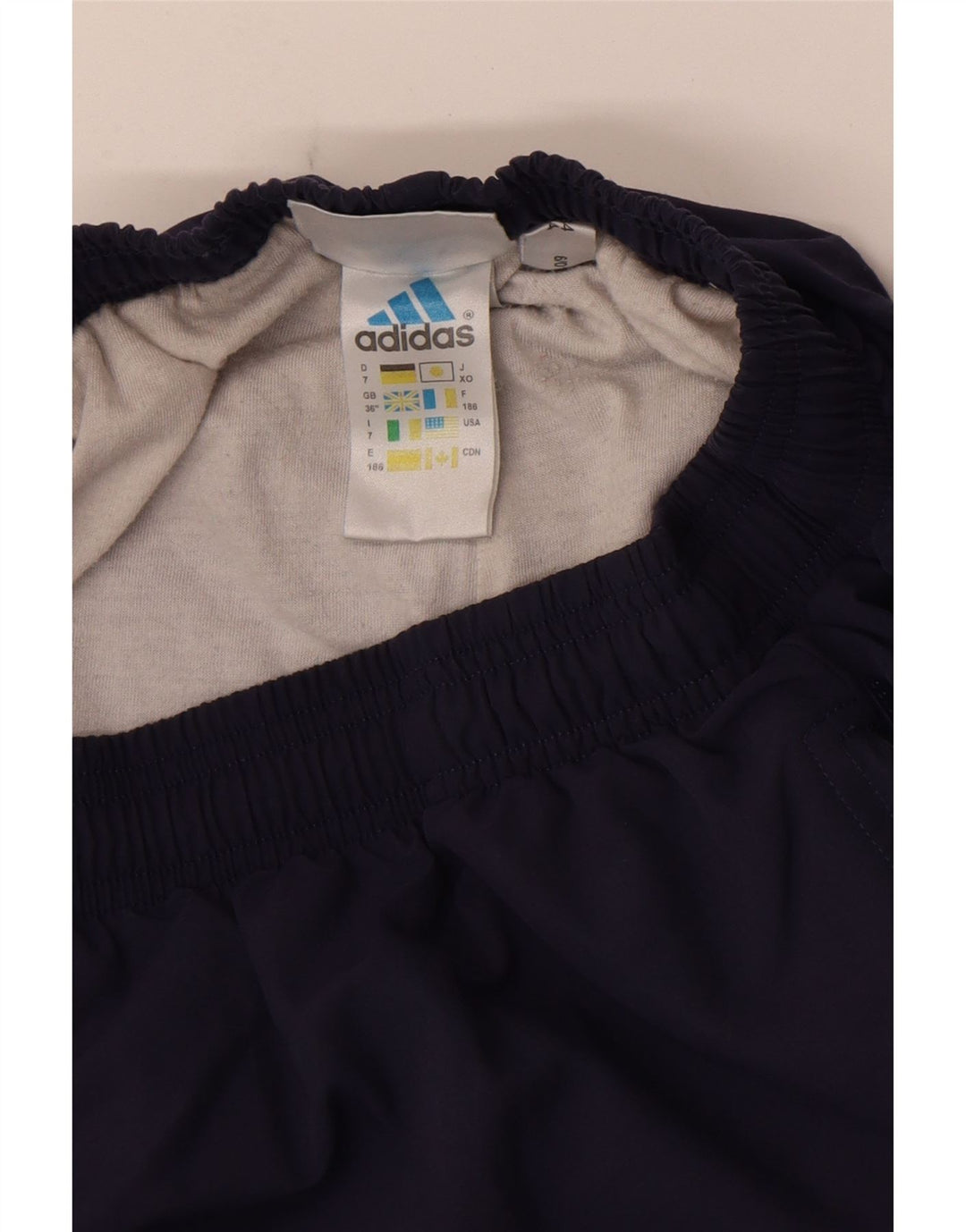 Pantaloni da tuta da uomo Adidas Joggers grandi in poliestere blu navy