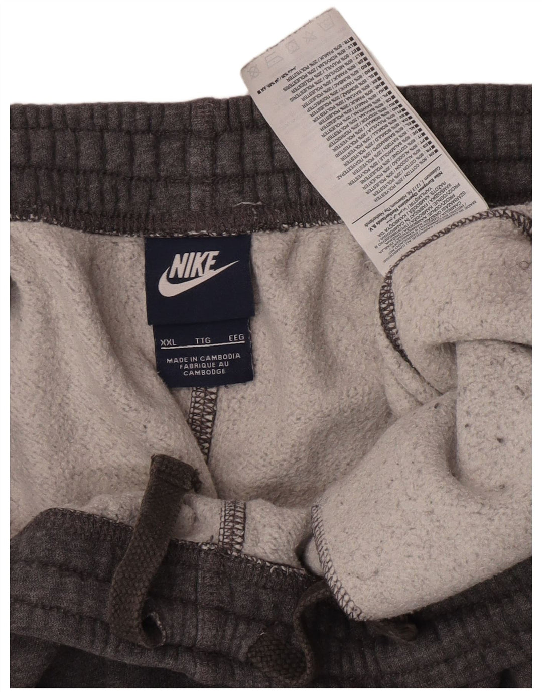 Pantaloni da tuta da uomo Nike Joggers 2XL Cotone grigio