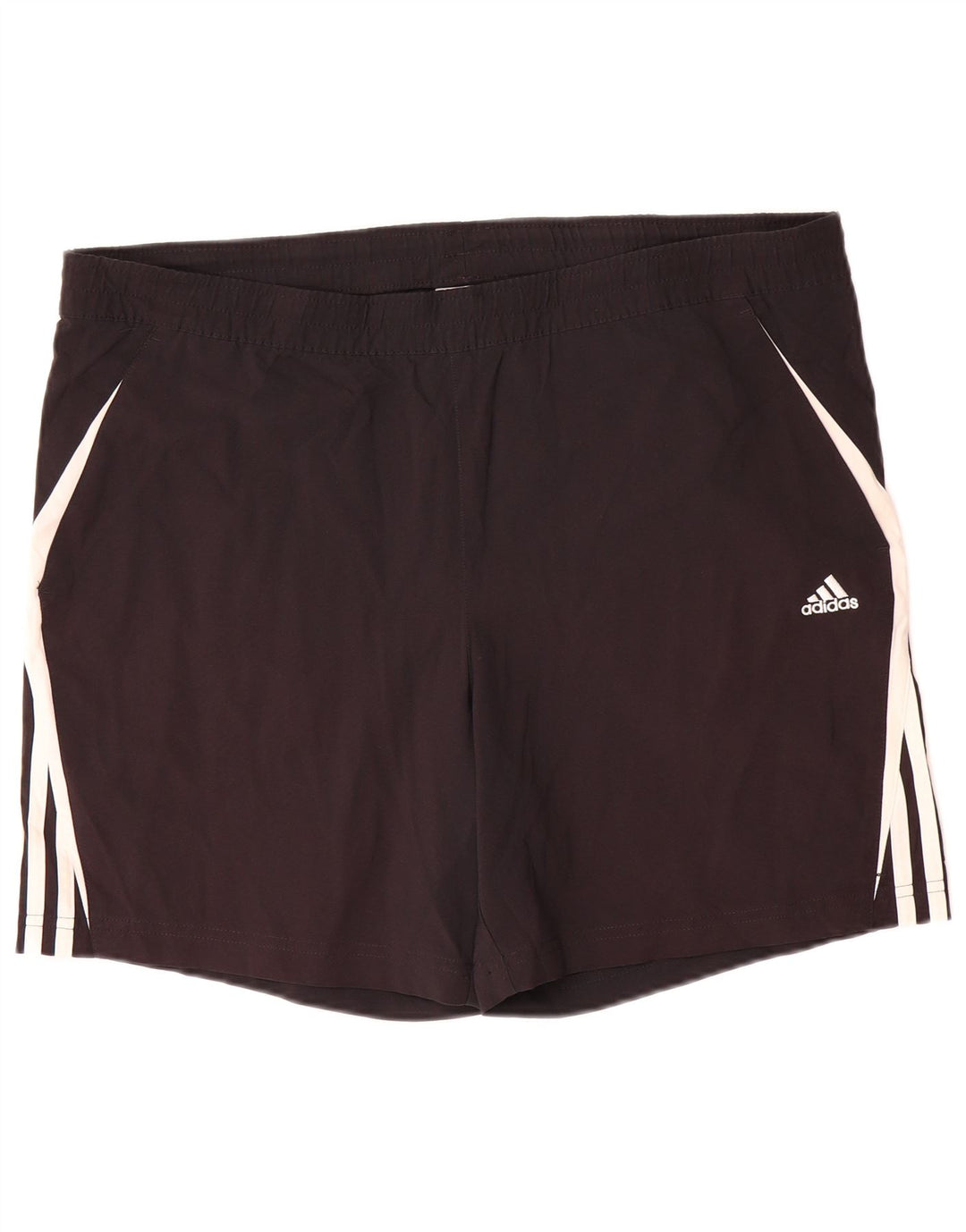 Pantaloncini sportivi Adidas Climalite da uomo medio poliestere nero