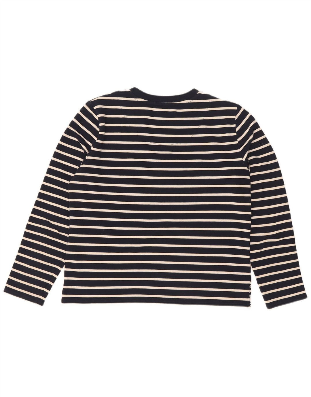 Top oversize da donna a maniche lunghe Superdry UK 10 Small Blu Navy a righe