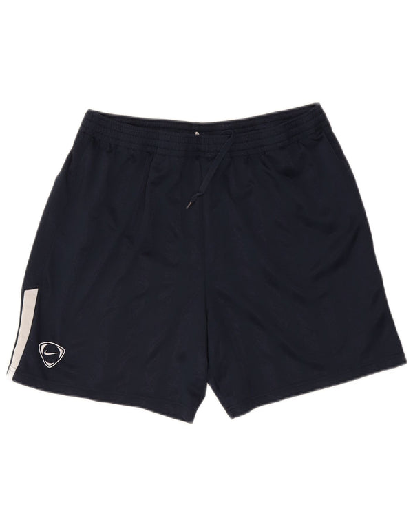Pantaloncini sportivi da uomo Nike Large in poliestere blu navy