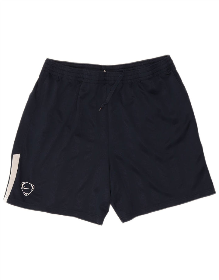 Pantaloncini sportivi da uomo Nike Large in poliestere blu navy