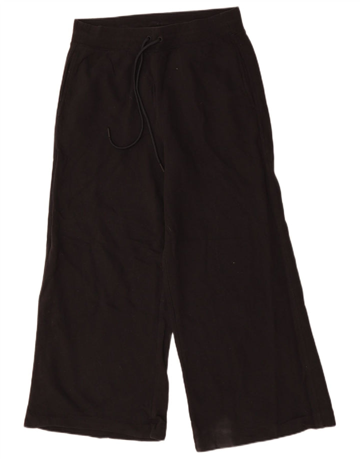 Pantaloni da tuta a gamba larga da donna Marks & Spencer UK 12 medio nero