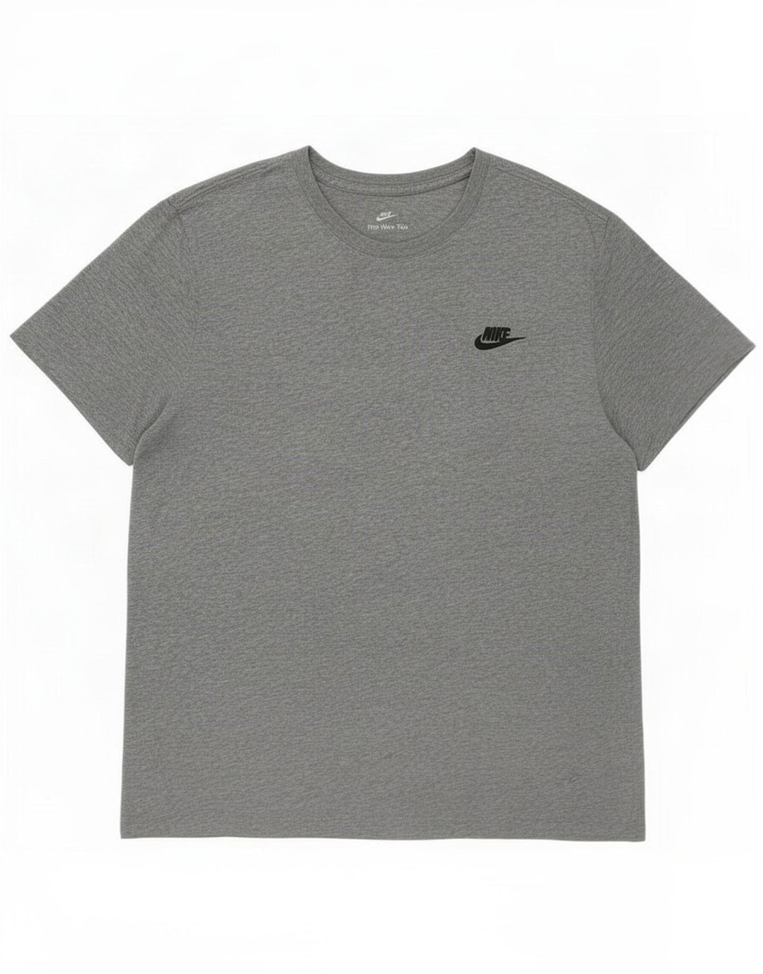 T-shirt da uomo Nike Top grande in cotone grigio
