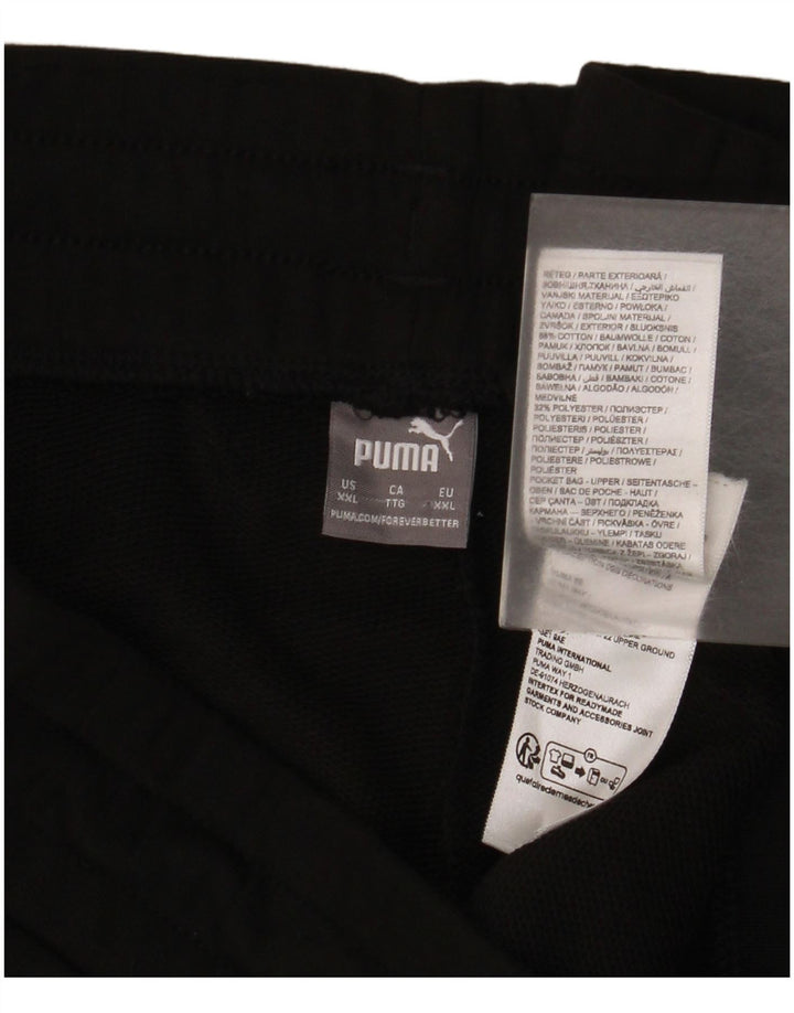 Pantaloncini sportivi da uomo Puma 2XL cotone nero