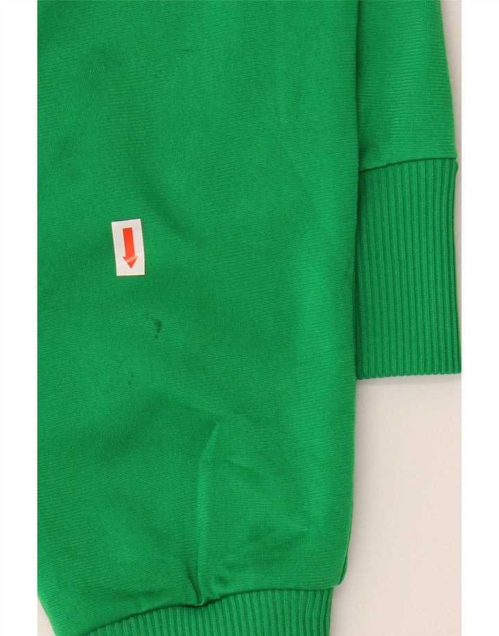 Giacca da ginnastica grafica da donna Adidas EU 40 poliestere verde medio