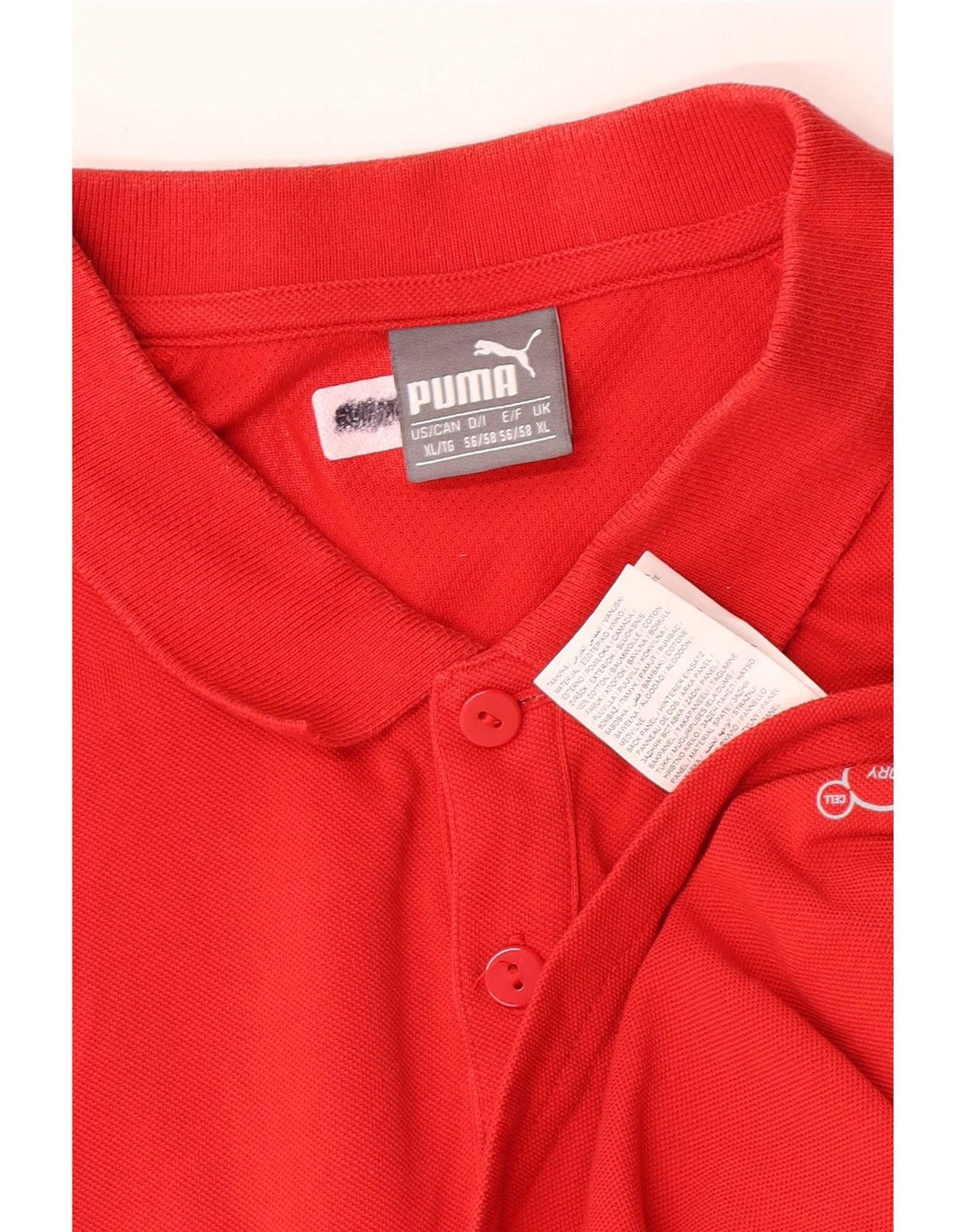 Polo Puma Uomo Ferrari XL Rosso Cotone