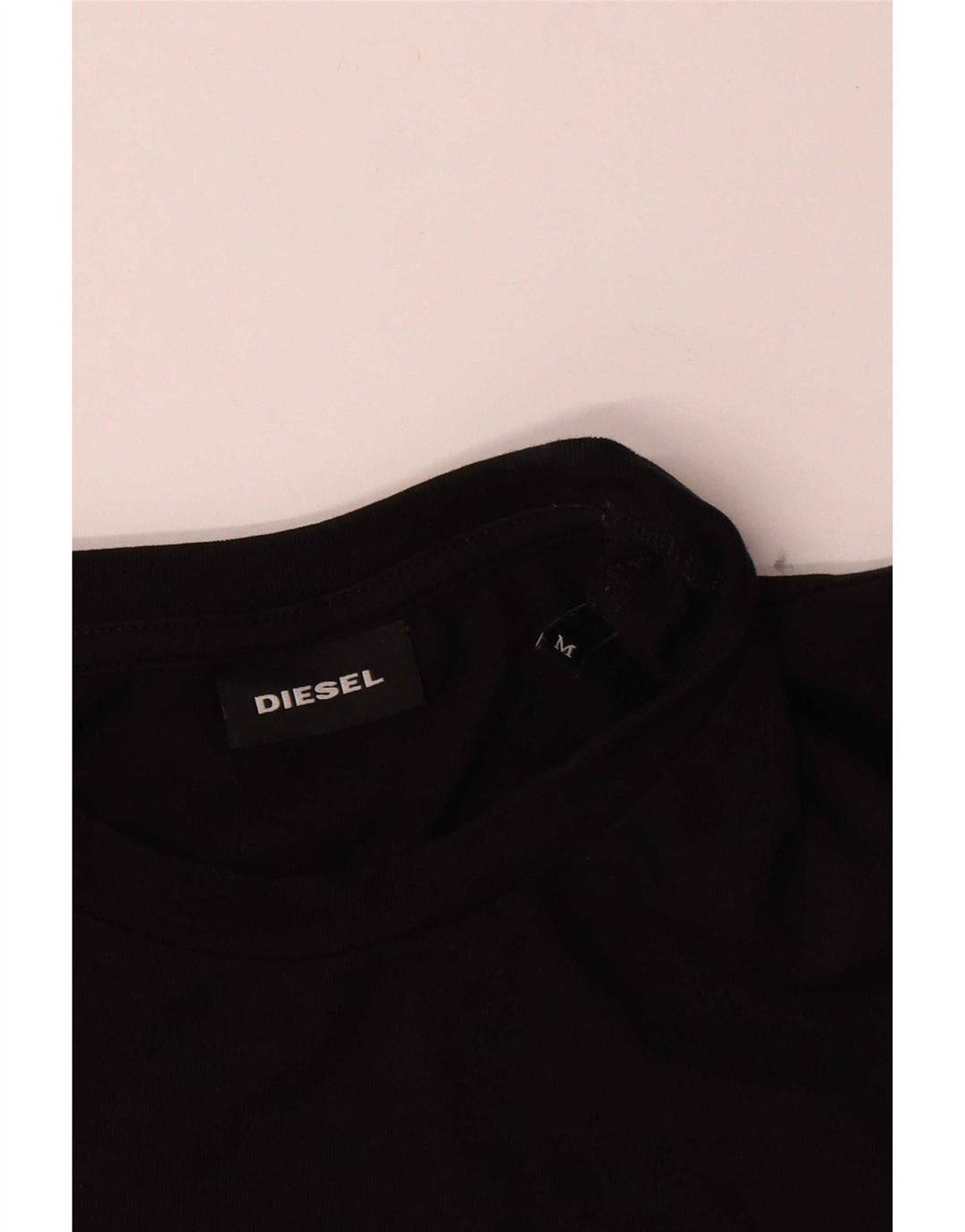 T-shirt grafica da uomo Diesel Top nera media