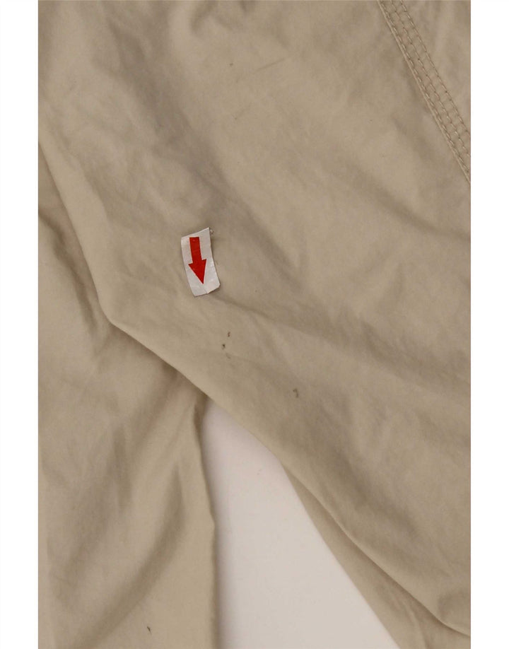 Pantaloni capri da donna Tommy Hilfiger piccoli W30 L21 cotone beige