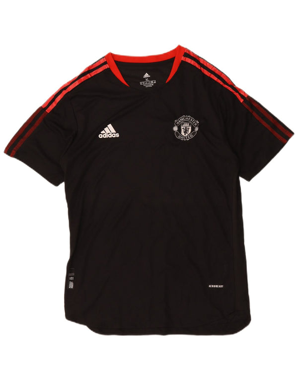 Maglietta grafica da uomo Adidas Manchester United Top XL poliestere nero