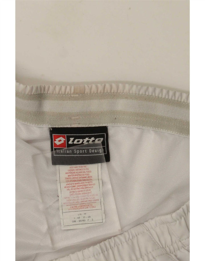 Pantaloncini sportivi da uomo Lotto UK 38/40 Poliestere bianco medio