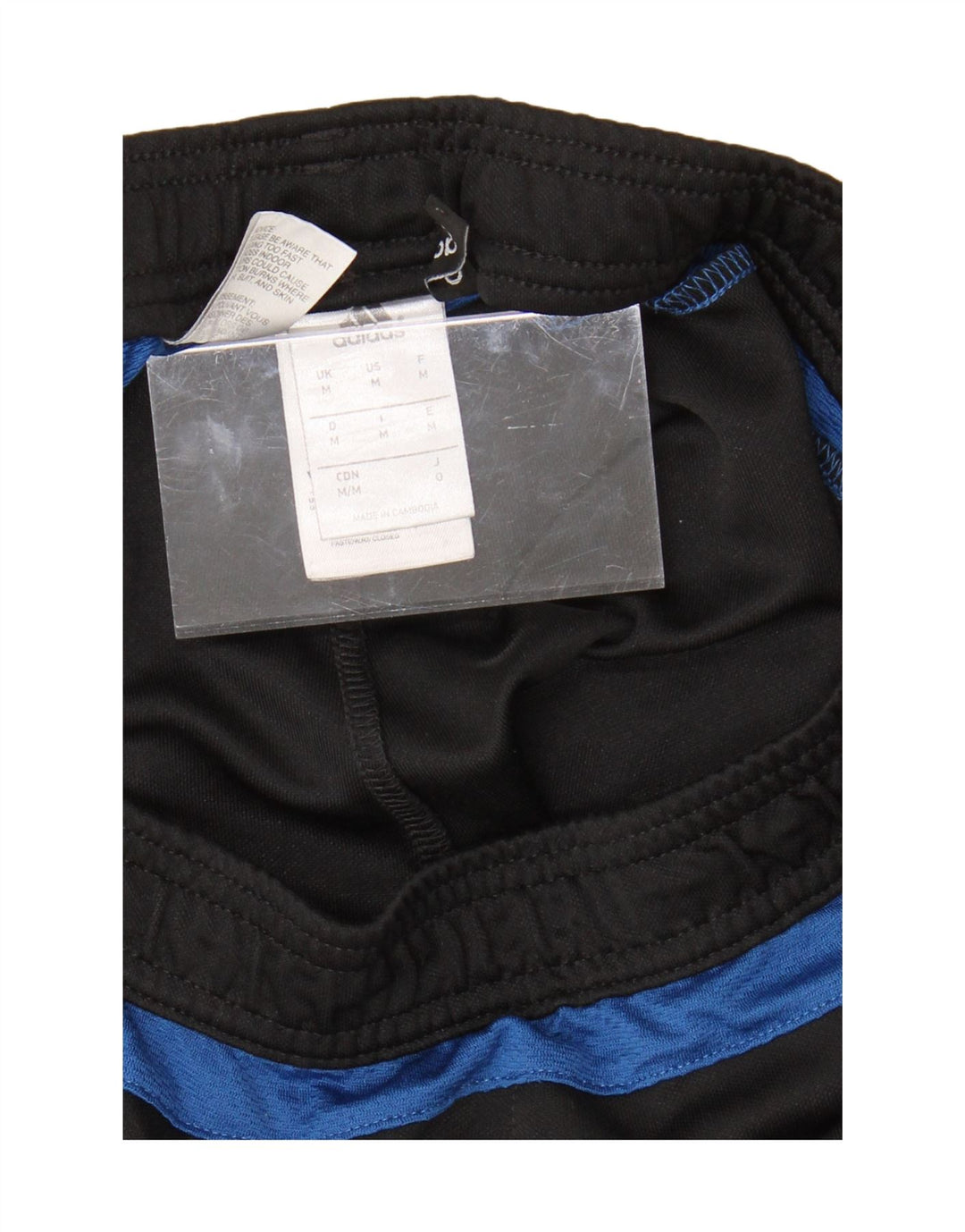 Pantaloni da tuta da uomo ADIDAS medio nero in poliestere