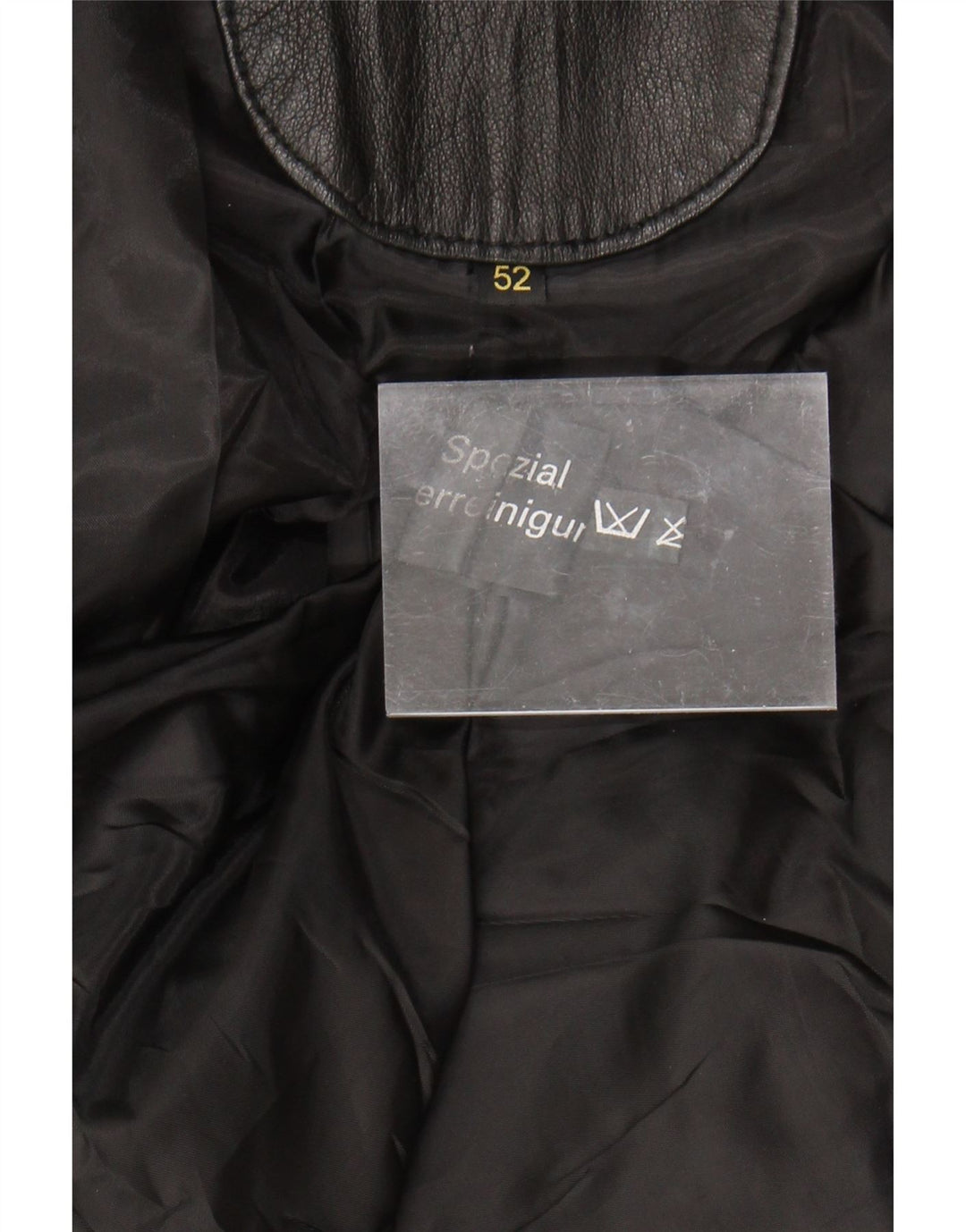 Giacca in pelle vintage da uomo IT 52 XL in pelle nera