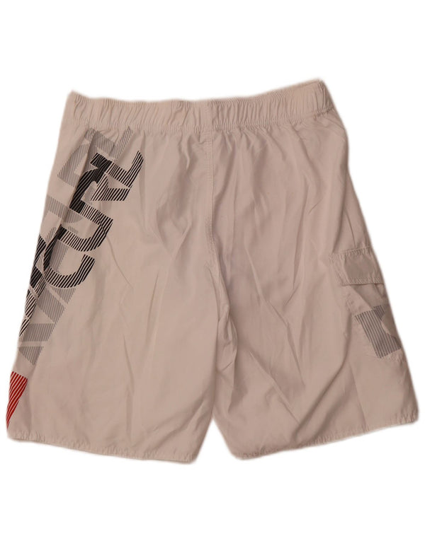 RIP CURL Pantaloncini da bagno grafici da uomo Poliestere color block bianco medio