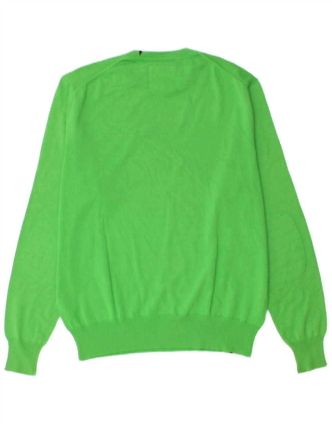 Maglione maglione girocollo da uomo Sun68 in cotone verde medio