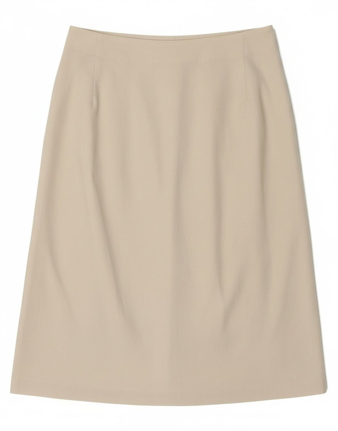 Gonna a trapezio da donna Benetton IT 42 media W28 cotone bianco