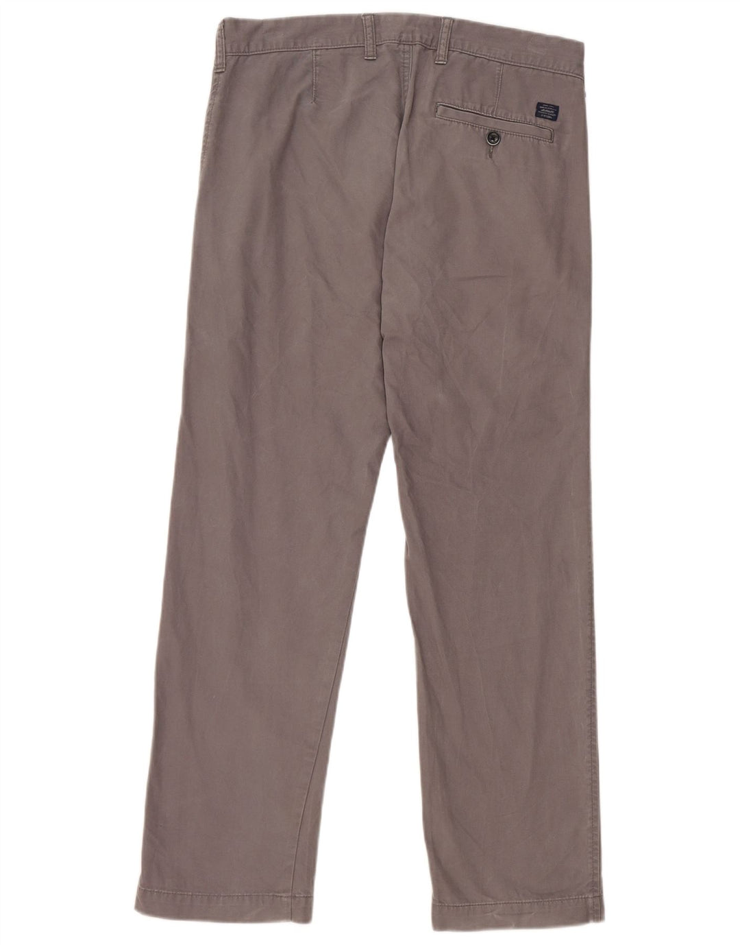 Pantaloni chino dritti da uomo Marks & Spencer W32 L29 cotone grigio