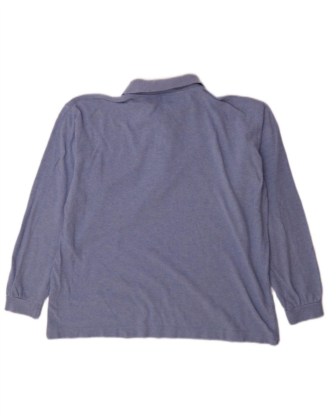 Polo Kappa Uomo Manica Lunga Large Blu Cotone