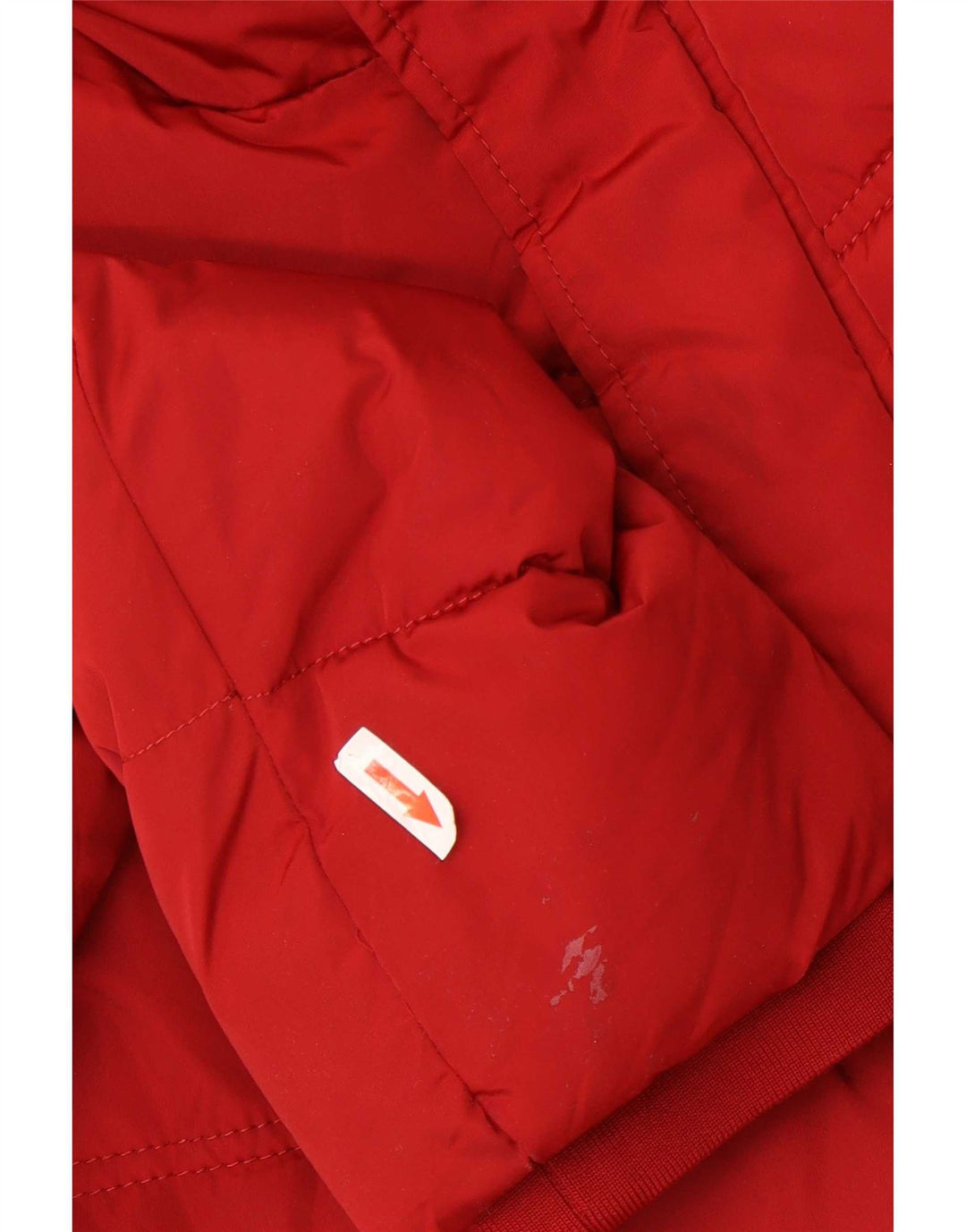 Giacca imbottita con cappuccio da uomo Zara UK 44 2XL poliestere rosso