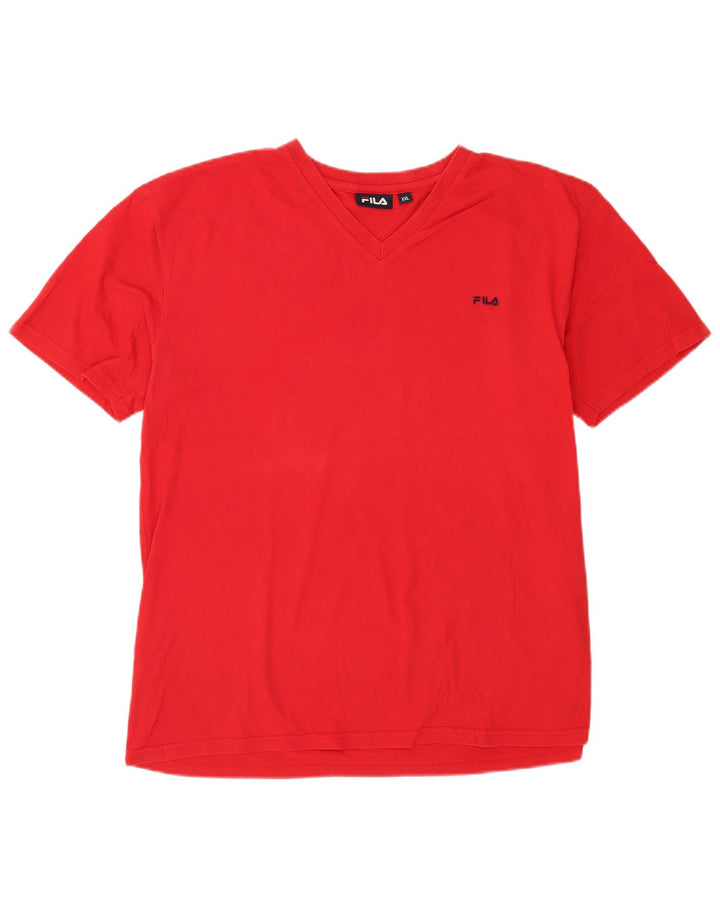 Maglietta Fila da uomo Top 2XL Rossa