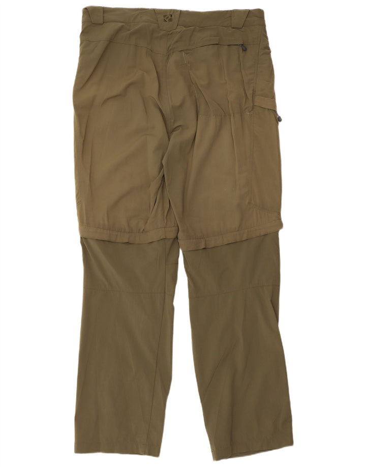 Pantaloni cargo dritti da uomo ROHAN W36 L32 kaki poliammide