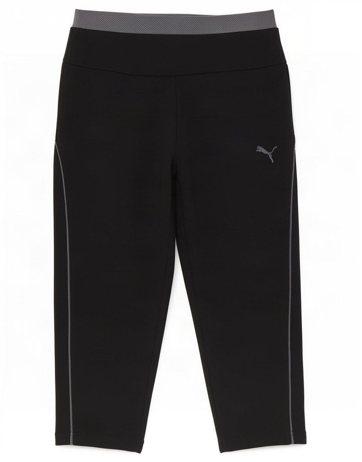 Leggings Capri da donna Puma UK 10 Small Black Colourblock