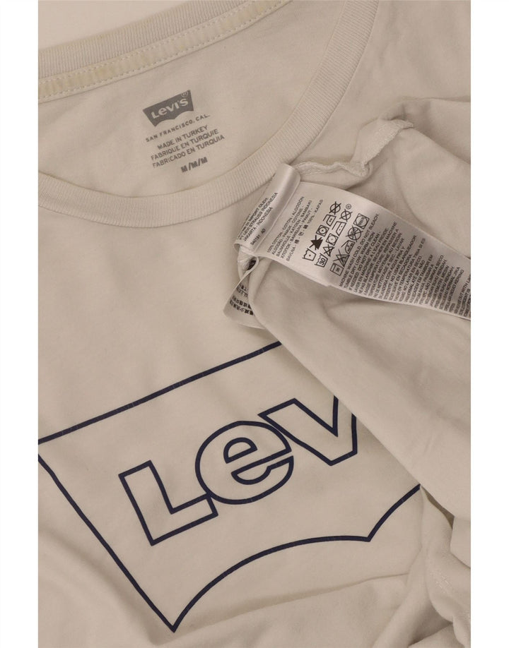 T-shirt grafica da uomo Levi's Top in cotone bianco medio