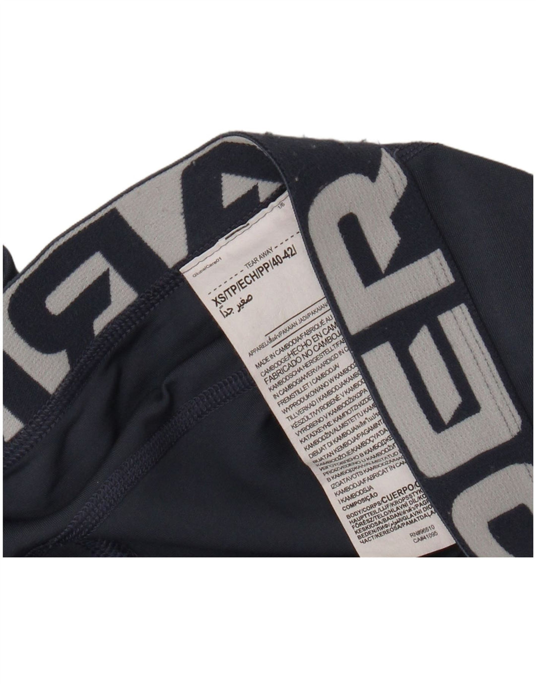 Leggings grafici da donna Under Armour UK 4 XS poliestere blu