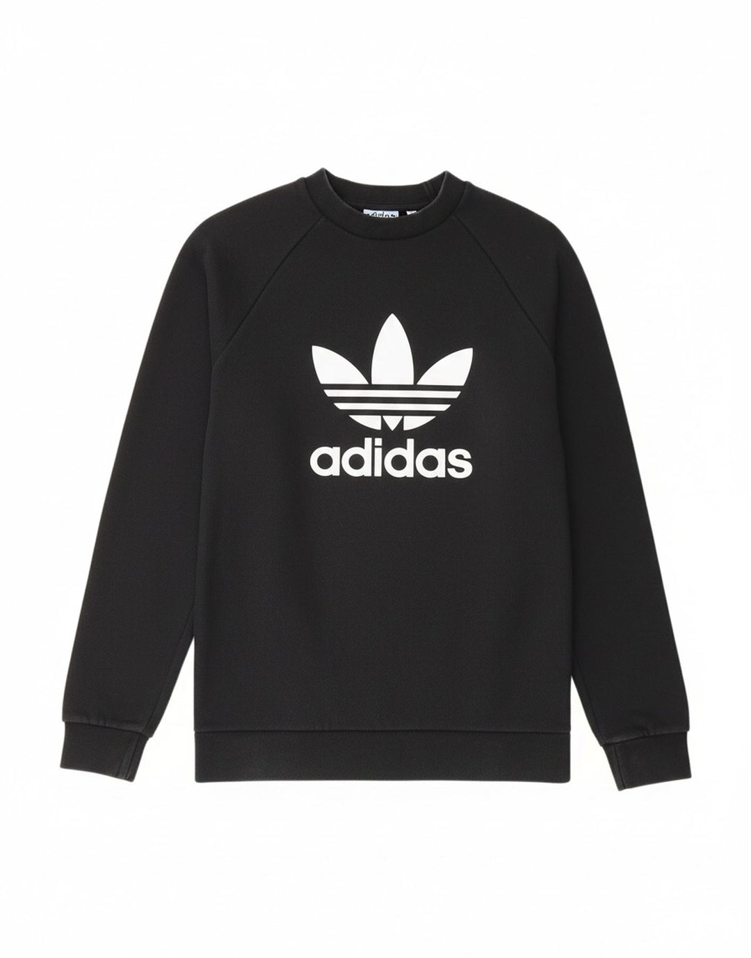 ADIDAS Mens Graphic Sweatshirt Jumper XS Black Cotton