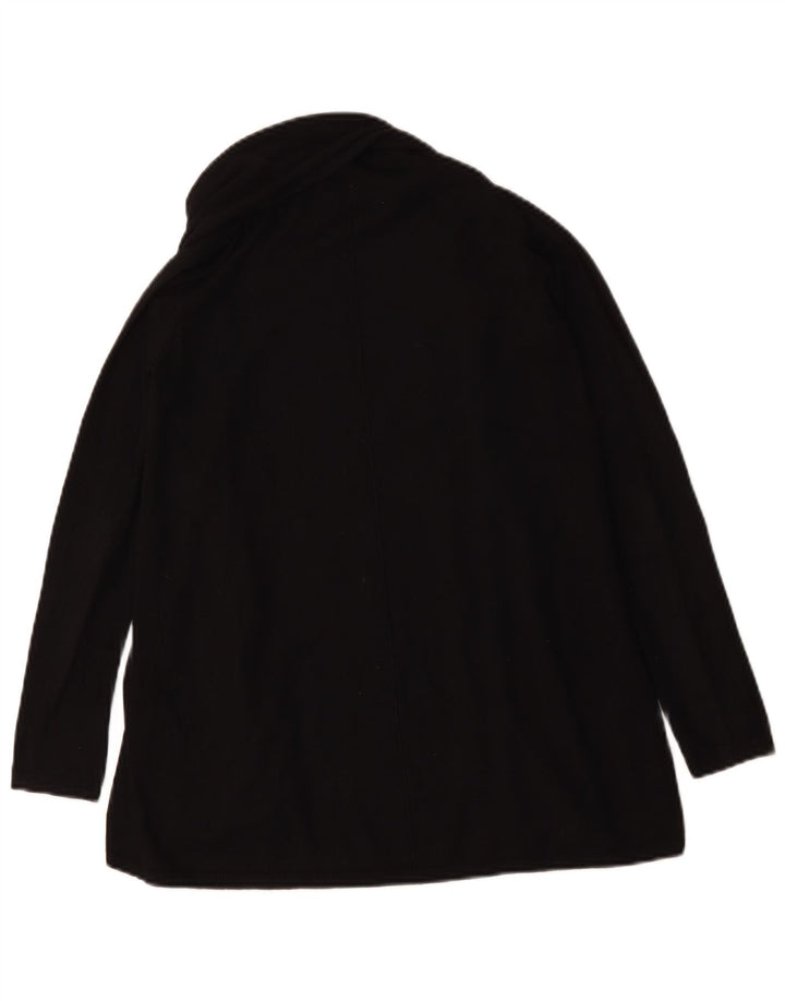 Maglione cardigan da donna Zara UK 10 piccolo in viscosa nera