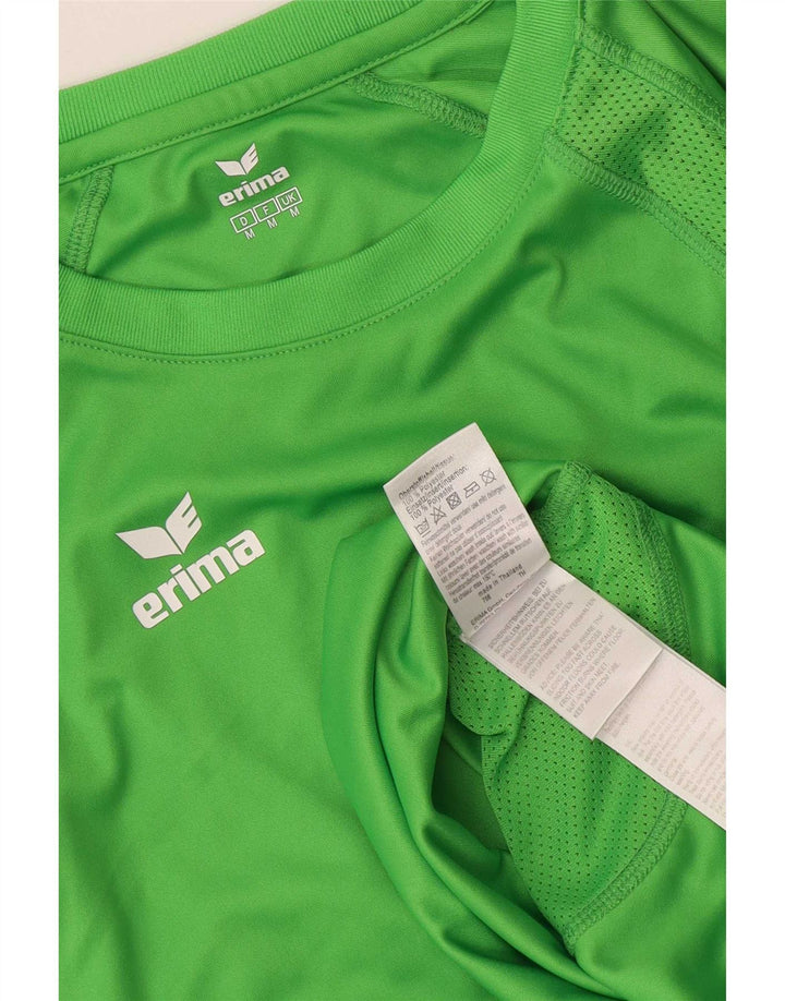 T-shirt grafica da uomo Erima Top in poliestere verde medio