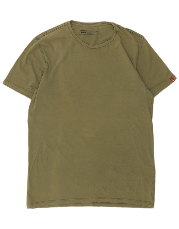 T-shirt da uomo Levi's Top Large in cotone verde