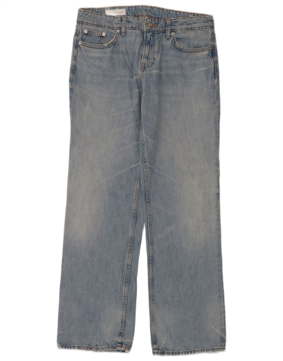 Jeans dritti da donna Zara EU 40 medio W34 L34 cotone blu