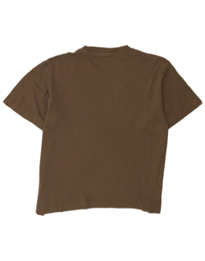 T-shirt da uomo Jack & Jones Top piccola in cotone kaki
