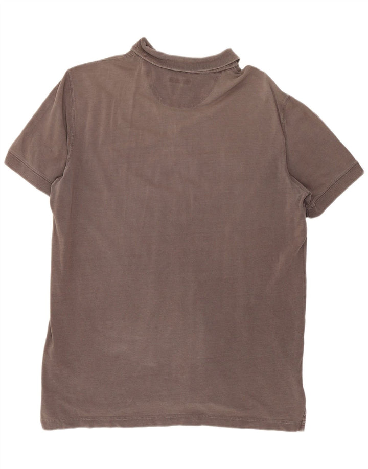 Polo Uomo Massimo Dutti Cotone Grigio Medio