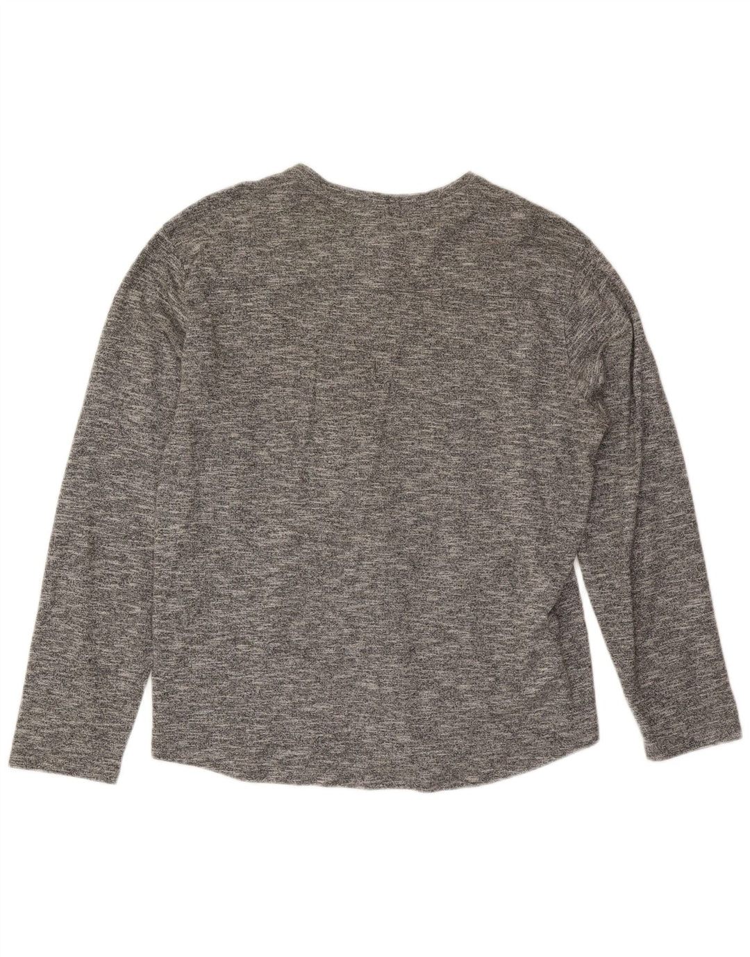 Maglia da uomo Volcom a maniche lunghe XL in cotone chiazzato grigio