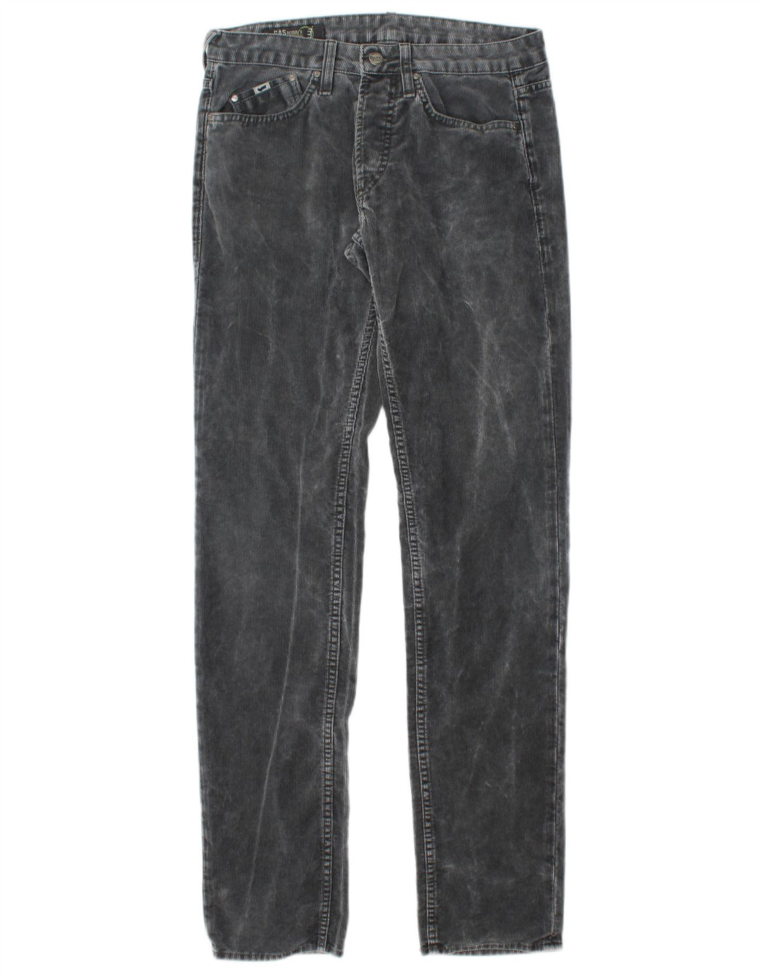Pantaloni slim da uomo in velluto a coste Gas W30 L34 Grigi