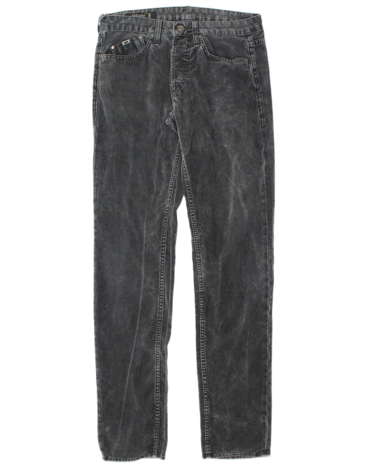 Pantaloni slim da uomo in velluto a coste Gas W30 L34 Grigi