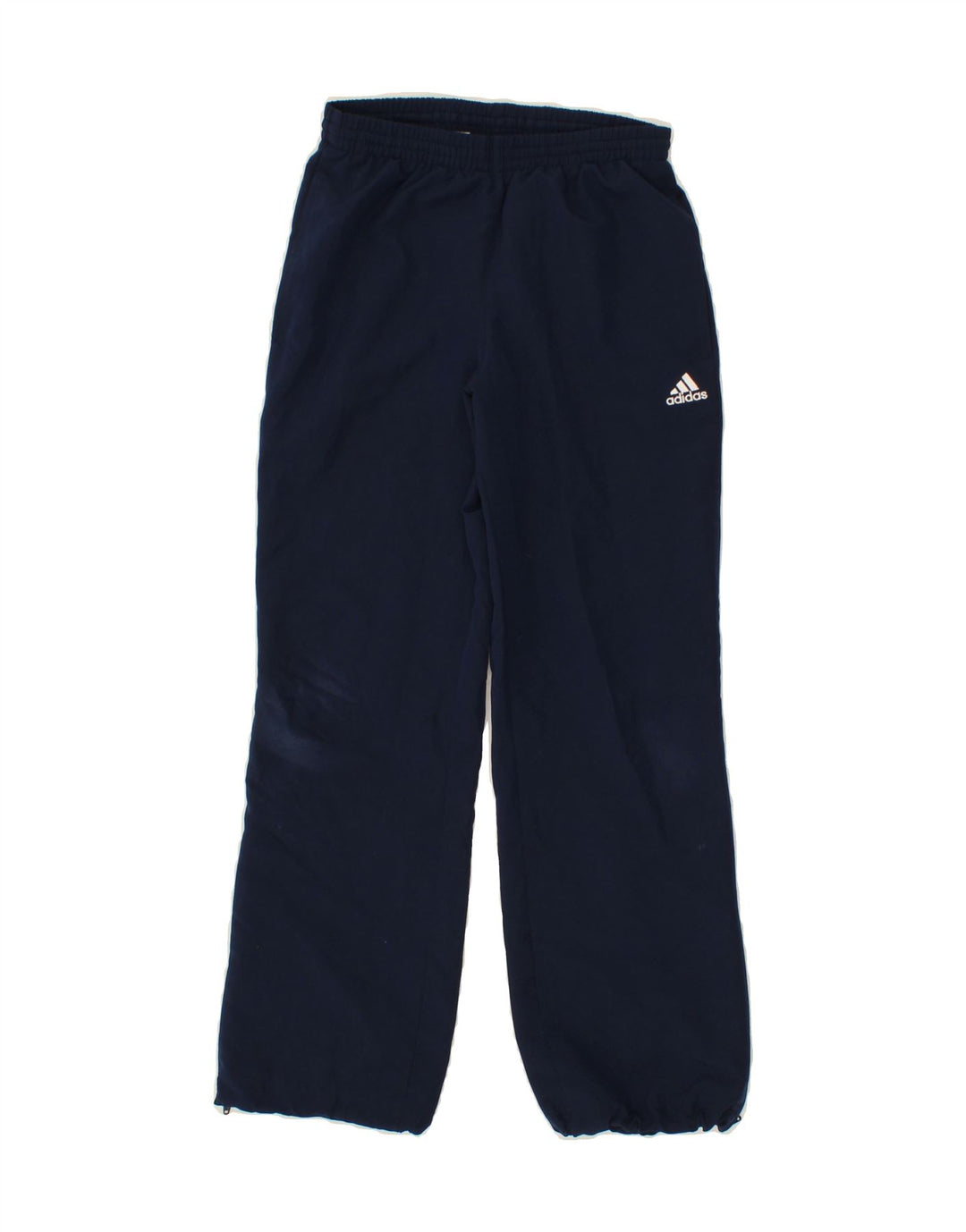 ADIDAS Boys Climalite Tracksuit Trousers 9-10 Years Navy Blue Polyester Vintage Adidas and Second-Hand Adidas from Messina Hembry 