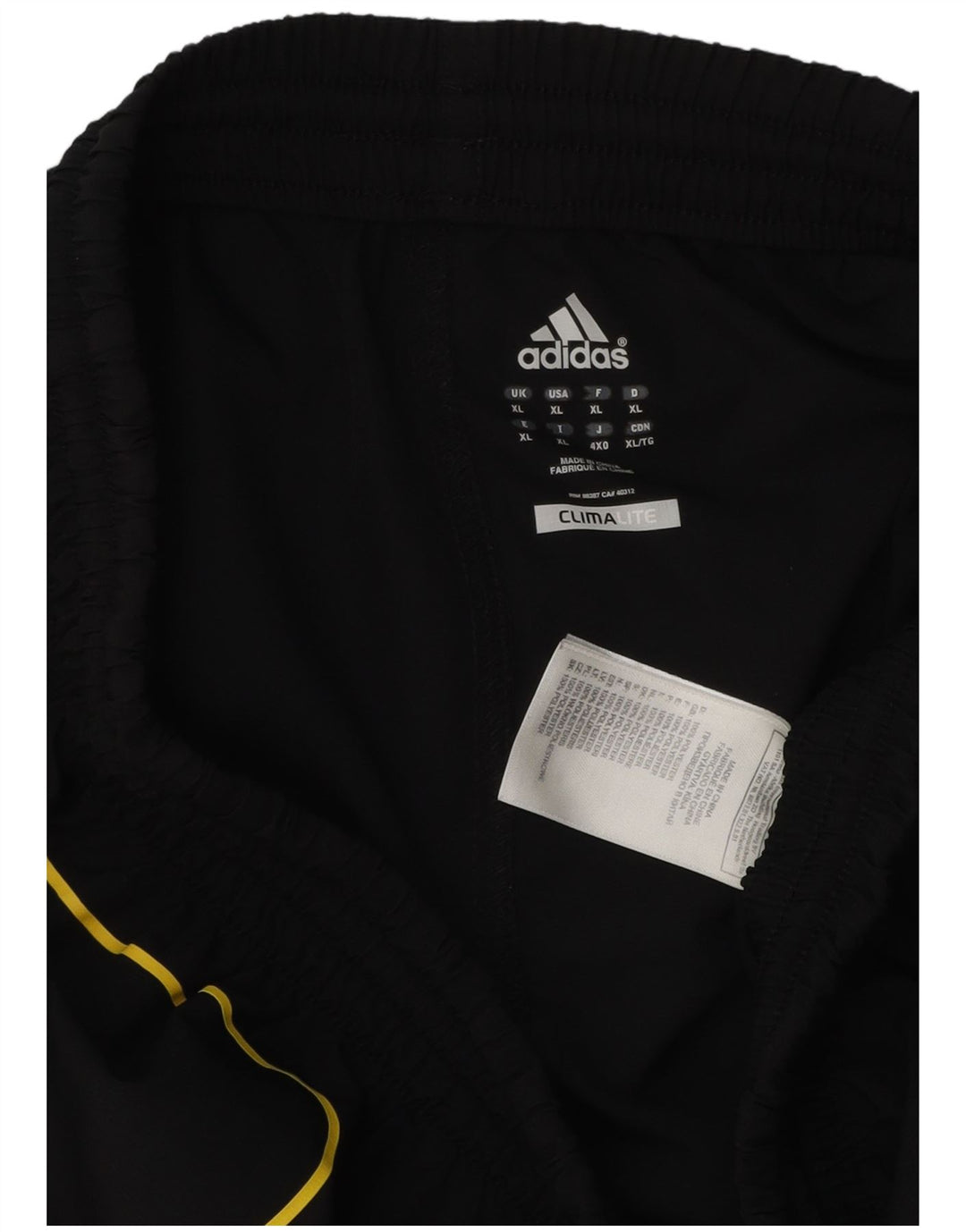 Pantaloncini sportivi Adidas F50 da uomo XL poliestere nero
