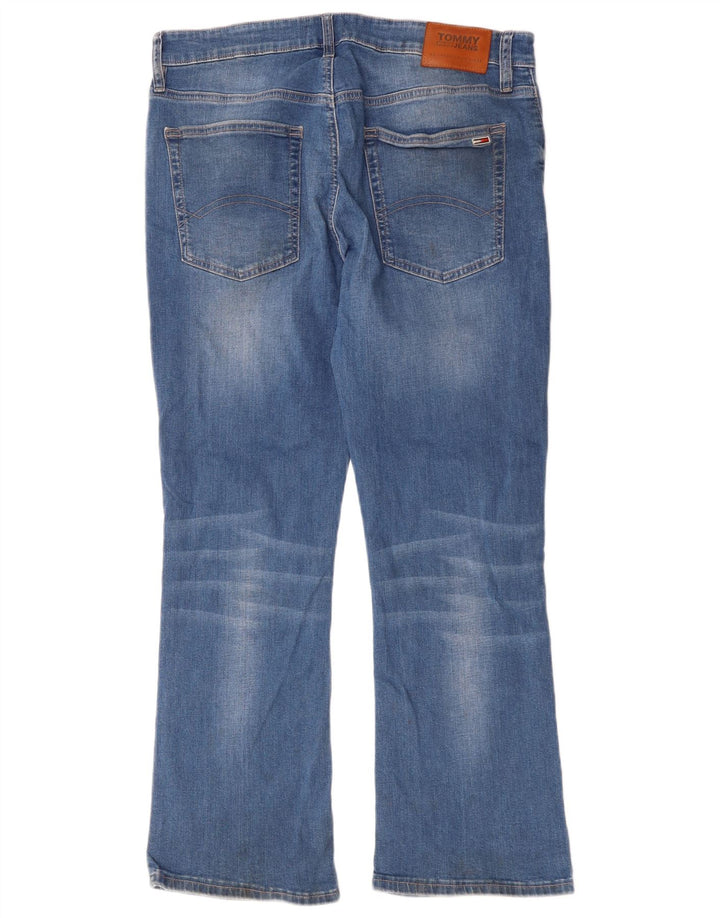 Tommy Hilfiger Uomo Ryan Bootcut Jeans W36 L30 Cotone Blu