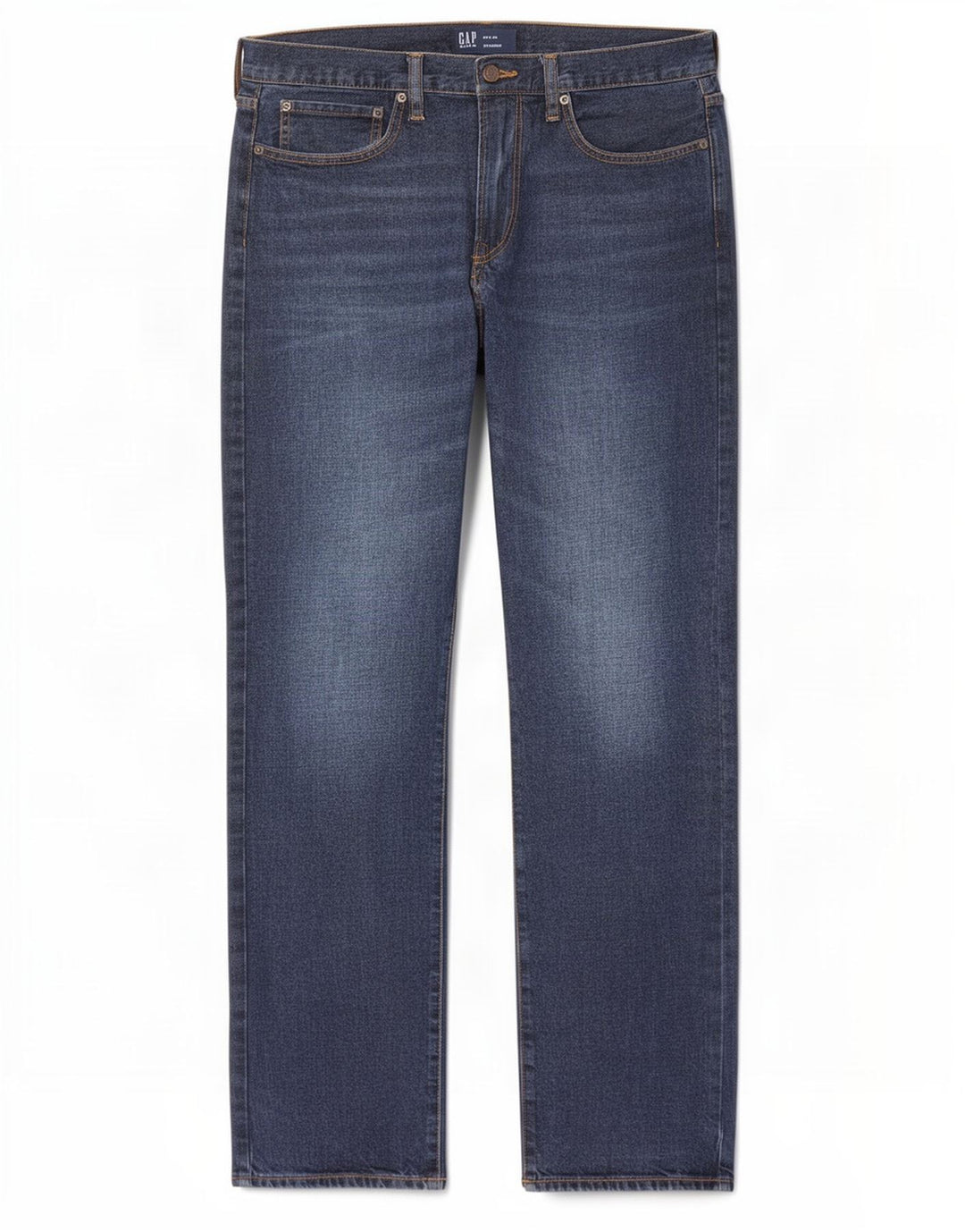 Jeans dritti da uomo Gap W34 L31 cotone blu navy