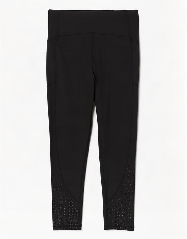 Leggings corti da donna Lululemon US 10 grandi neri maculati