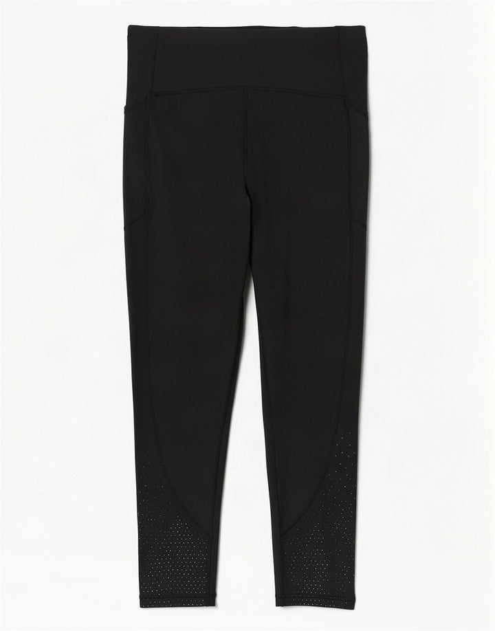 Leggings corti da donna Lululemon US 10 grandi neri maculati