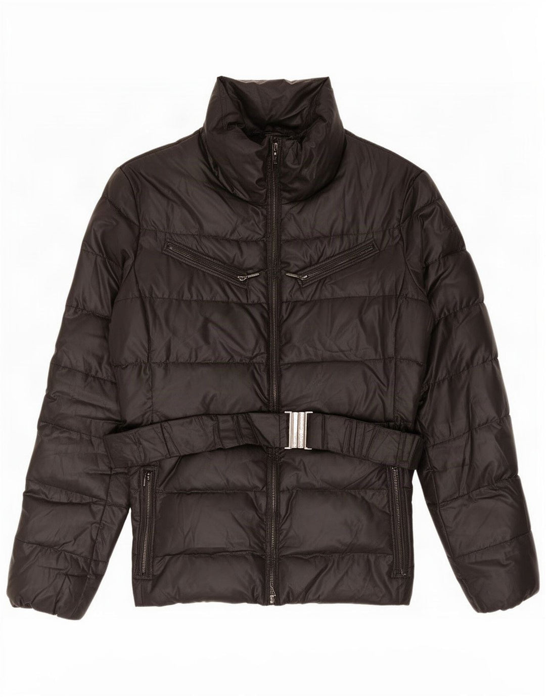 Giacca imbottita Geox Respira da donna UK 14 grande poliestere nero