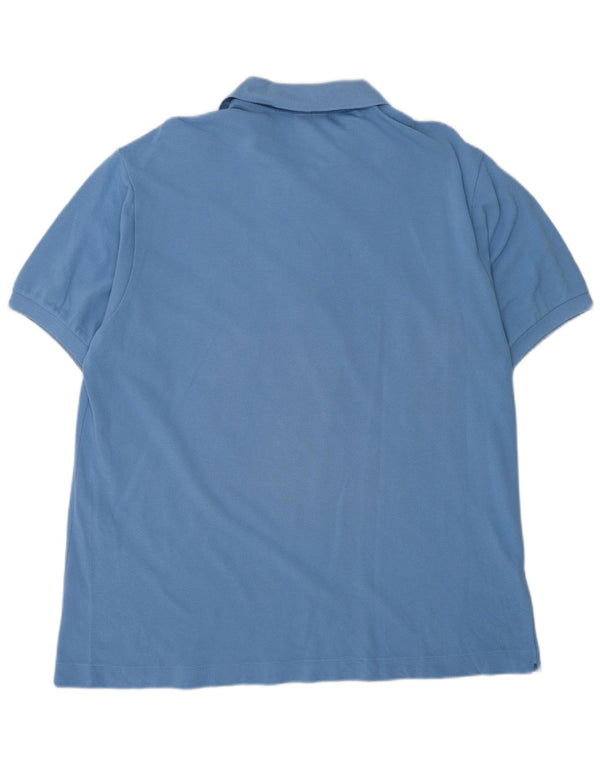 Polo da uomo LACOSTE taglia 6 XL in cotone blu